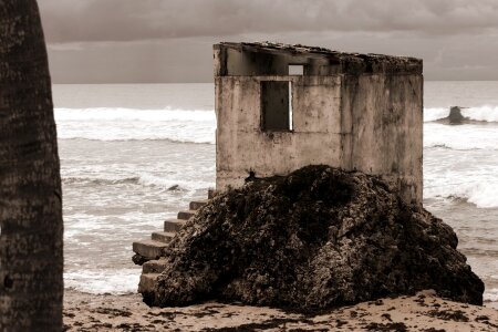 Broken building coast