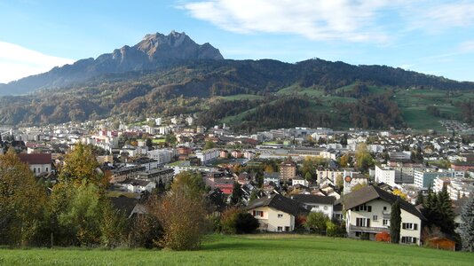 Landscape city lucerne