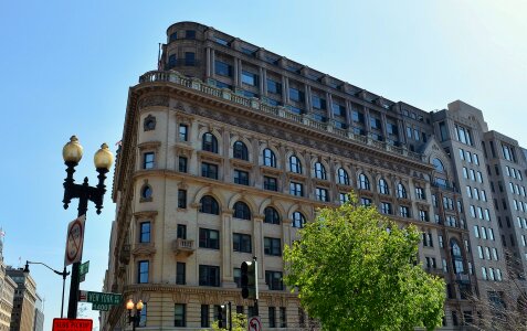Washington dc sky buildings