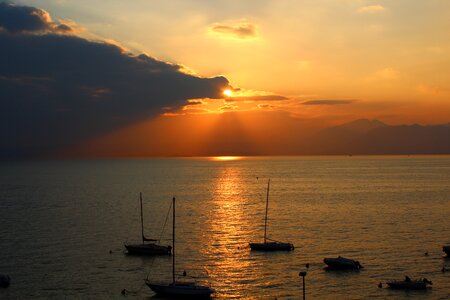 Sailing boats abendstimmung sunset
