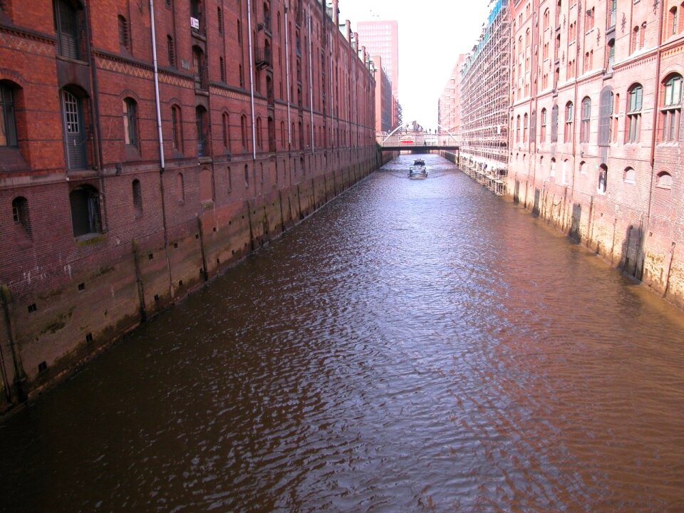 Waterway brick houses city