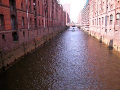 Waterway brick houses city