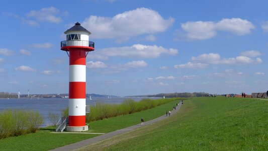 Panorama elbe dike