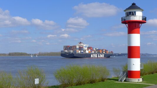 Elbe river landscape wide