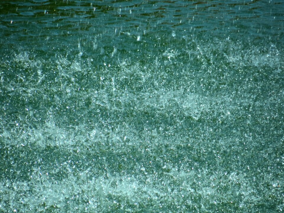 Blue green glisten splash