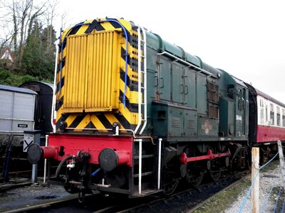 Diesel railway transport photo