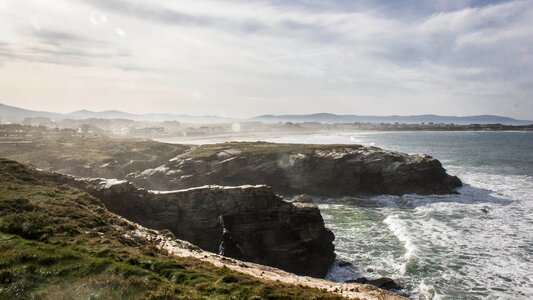 Landscape rocks costa photo