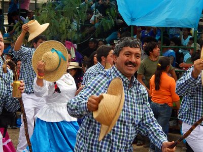 Men hat festival photo