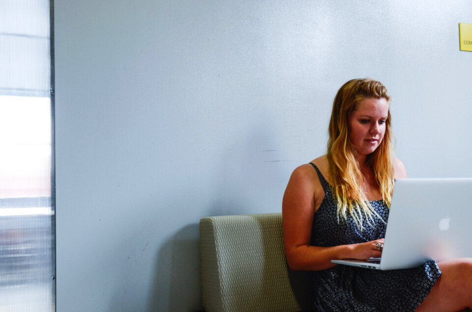 Woman planning business photo