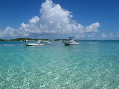 Boats island bahamas photo