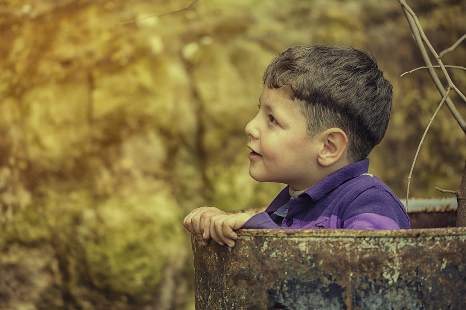 Child happy cute
