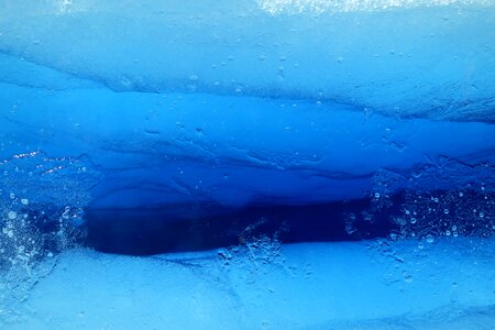 Frozen freeze glacier