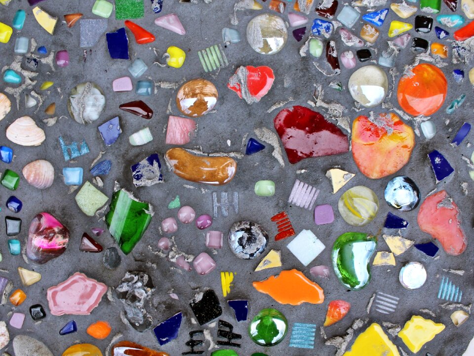 Stones colorful gloss