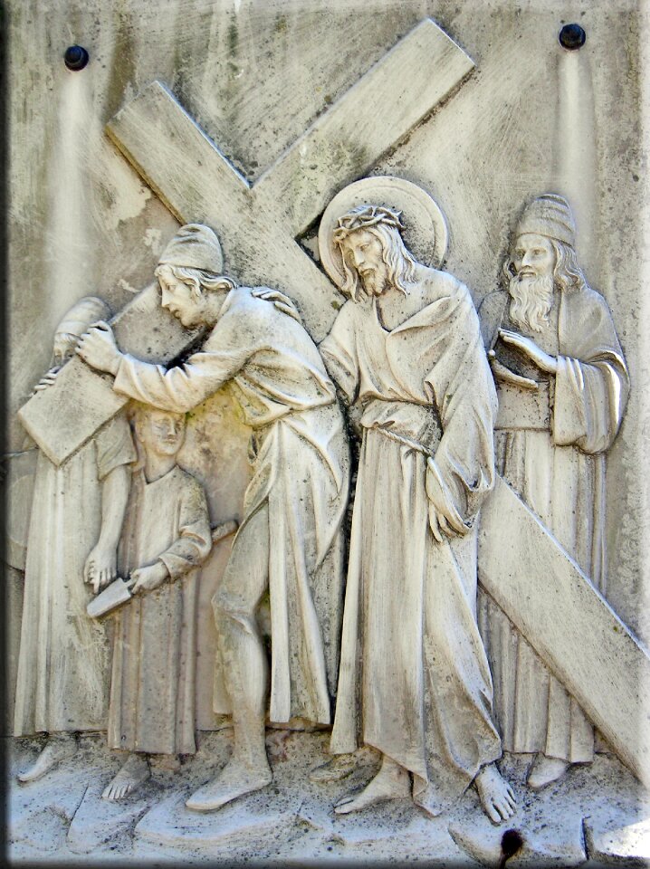 Easter procession stone