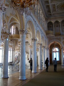 Hall columns marble
