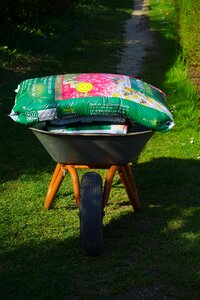 Potting soil earth bag