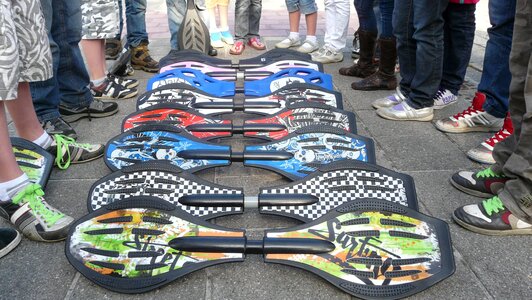 Waveboard game children