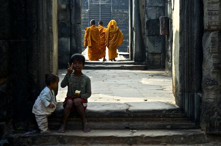 Cambodia buddhism wat photo