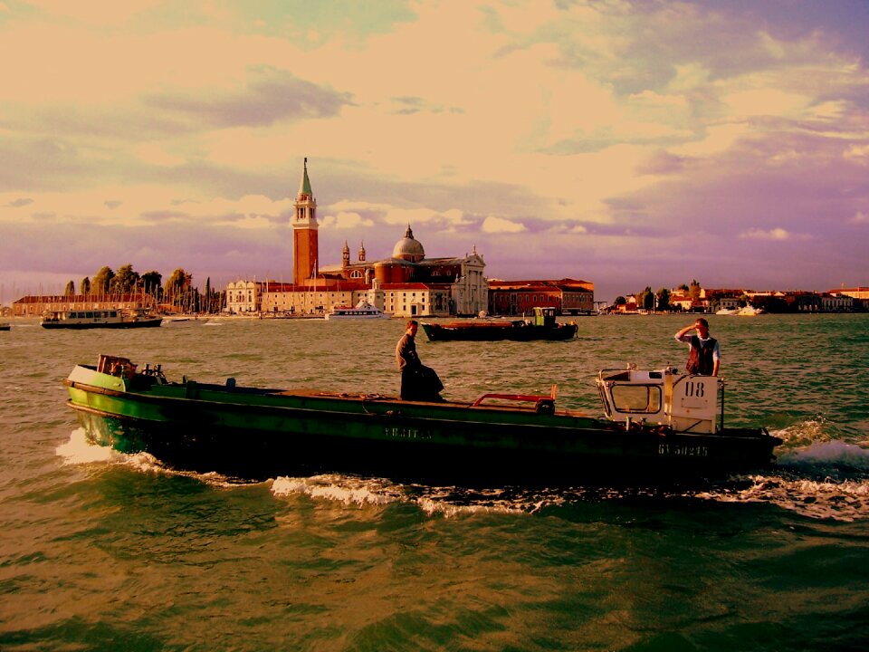 Boat water colors