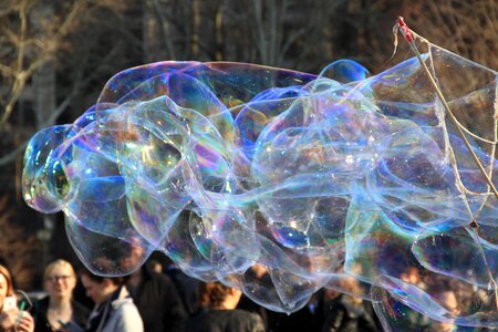 Bubbles opalescent outdoor