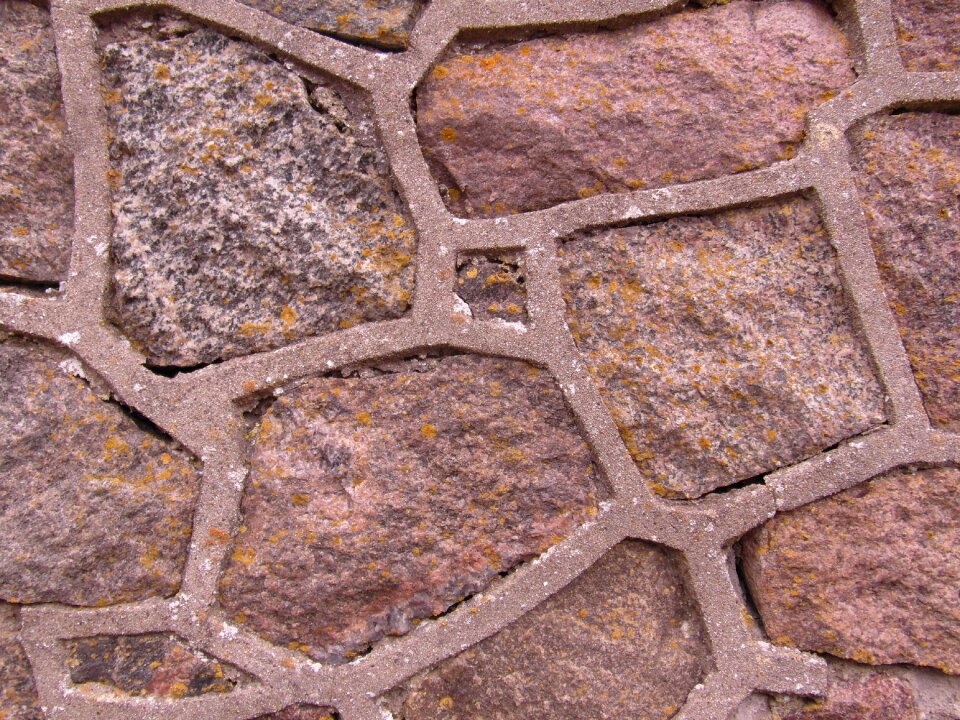 Natural stone stone stone wall