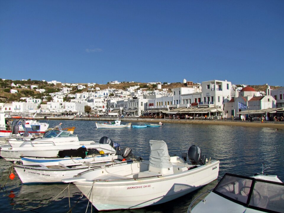 Cyclades greek island white