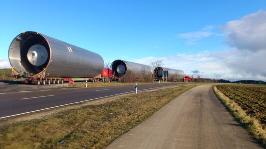 Truck transport logistics photo