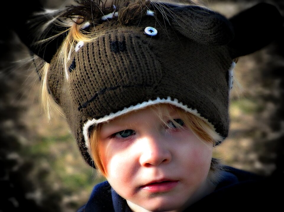 Head hat young photo