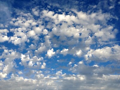 Blue light cloudy photo