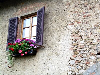 Tuscany bricks purple photo