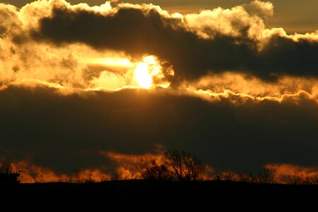 Sky brightly sunlight