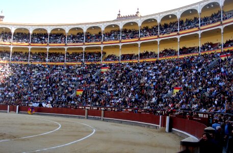 Bullfighting entertainment traditional