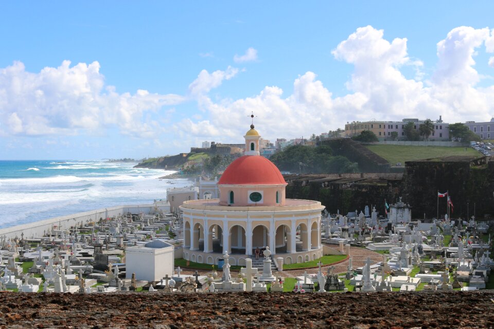 Cemetery san juan puerto rico photo