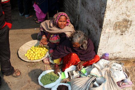 Market indian woman india