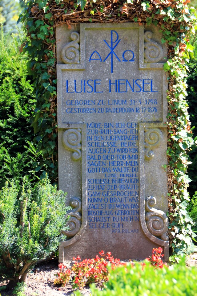 Cemetery hensel louise hamilton