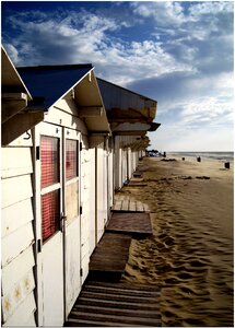 Vacations beach shack boat house photo