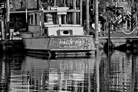 Old wooden trawler