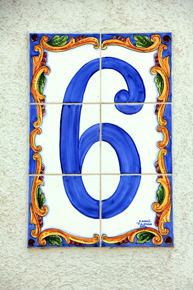 Blue tile pay