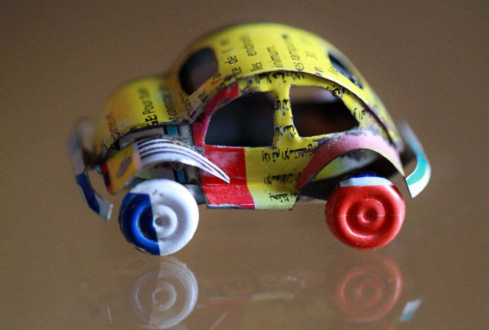 Vehicle tin toys sheet metal car
