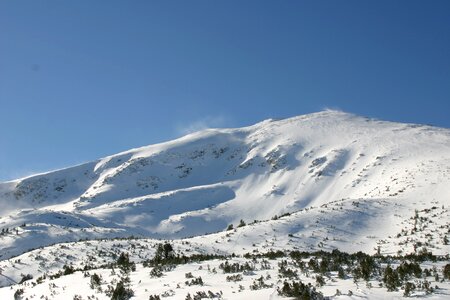 Snow peak landscape photo
