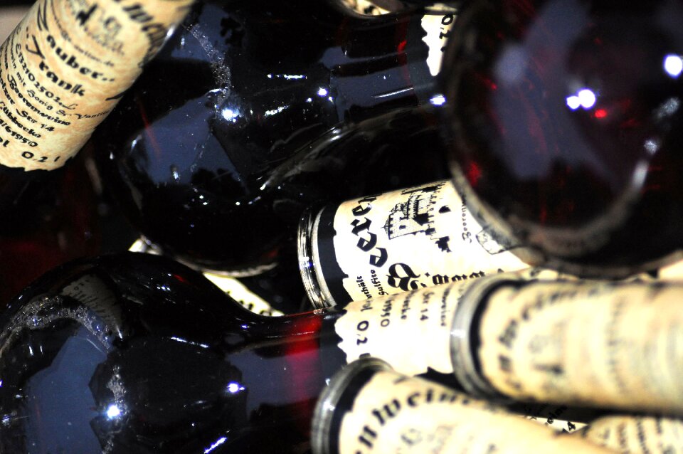 Middle ages market bottles