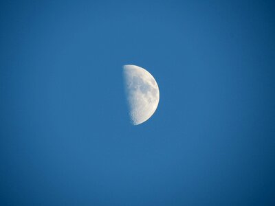Moon half moon moon day