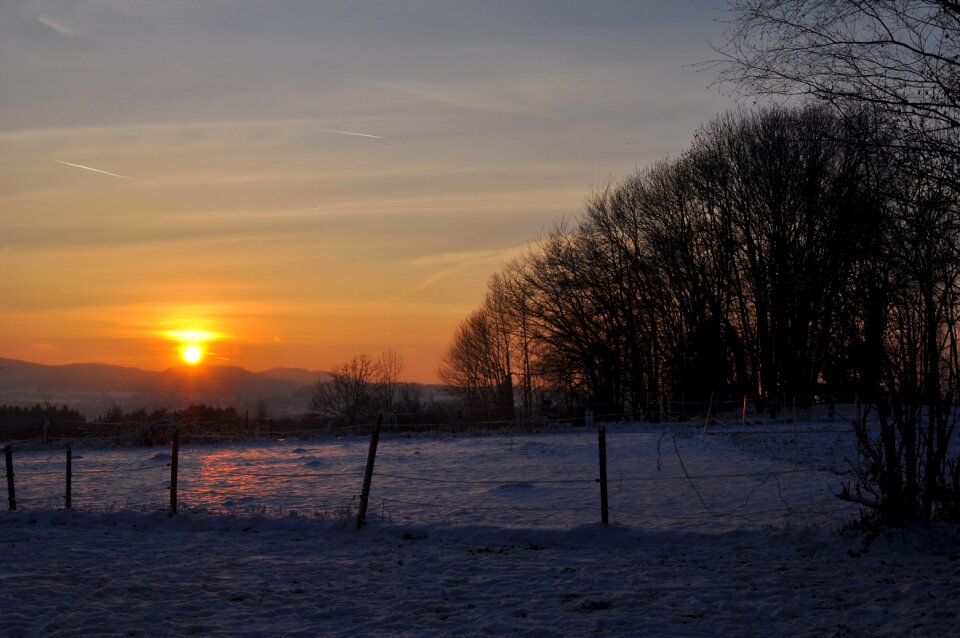 Nature twilight mood photo