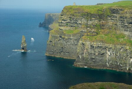 Cliffs of moher sea rock photo