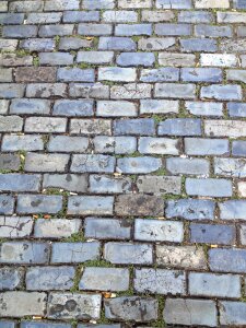 Puerto rico stone sidewalk photo