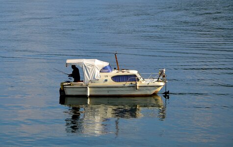 Water fisherman relaxation photo