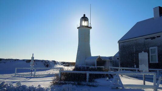Sun blue sky beacon