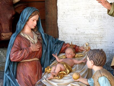 Uttendorf christmas nativity scene