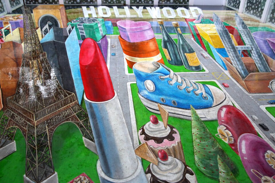 Art drawing street