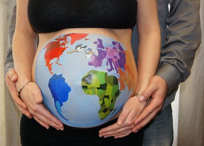World stork pregnant